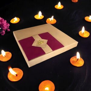Ethnic Gift Box (Cardboard Box) - 4 Blocks ( 4 Khaana)