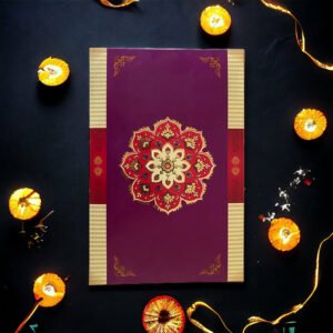 Ethnic Gift Box (Cardboard Box) - 6 Blocks ( 6 Khaana )