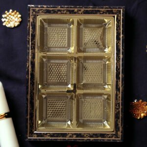 Ethnic Gift Thaali - 6 Blocks ( 6 Khaana )