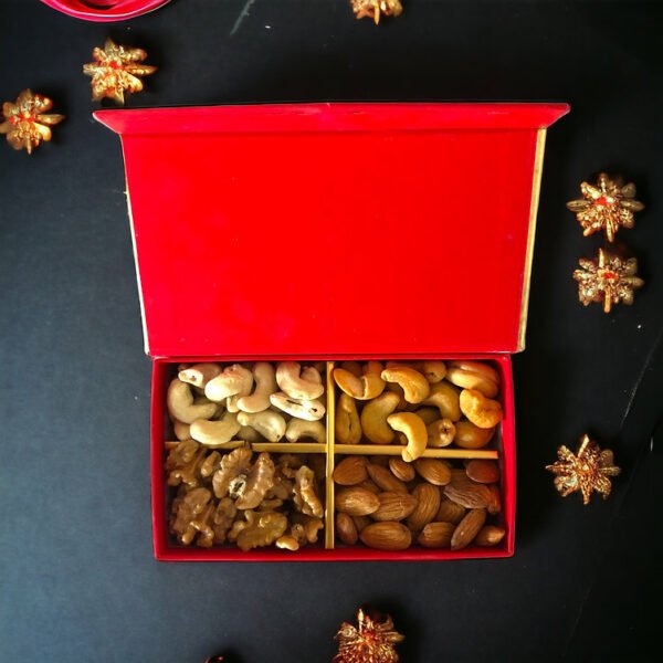 Small Ethnic Gift Box (Magnetic Box) - 4 Blocks ( 4 Khaana )-3